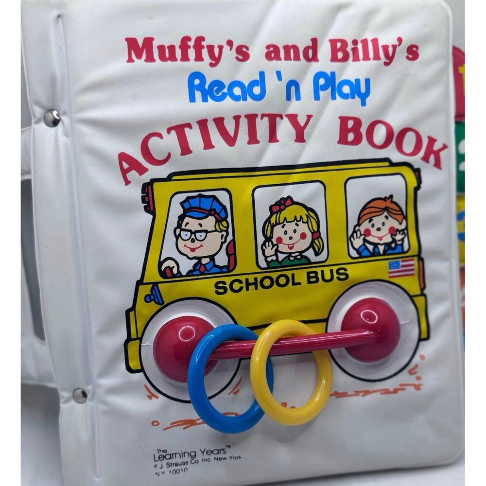 Muffy’s & Billy’s Read N Play Activity Book, Vintage, Baby Soft Book, Learning - Picture 2 of 11